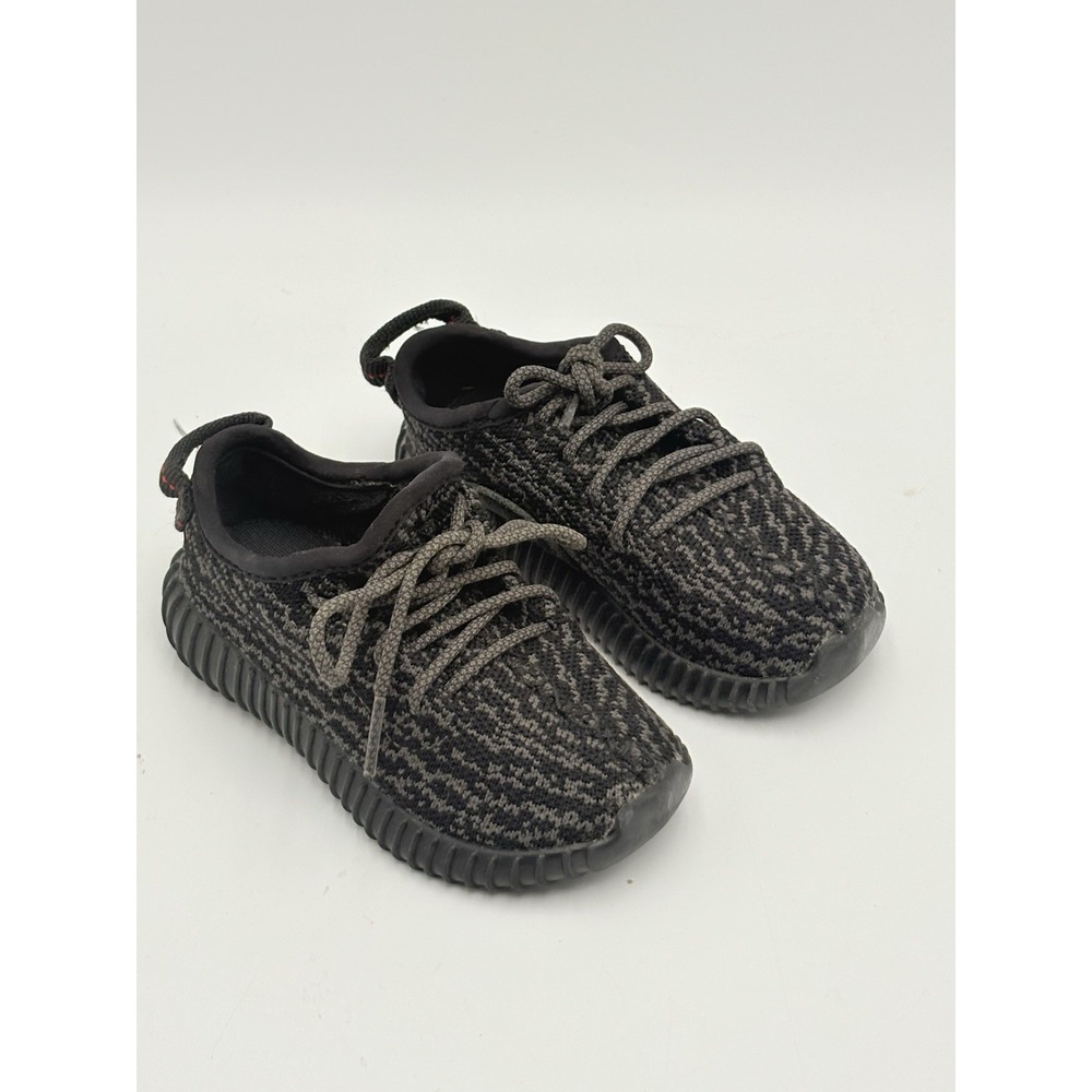 Adidas Yeezy Boost 350 Pirate 2016 Infant Size 6K Black Gray Sneakers BB5355
